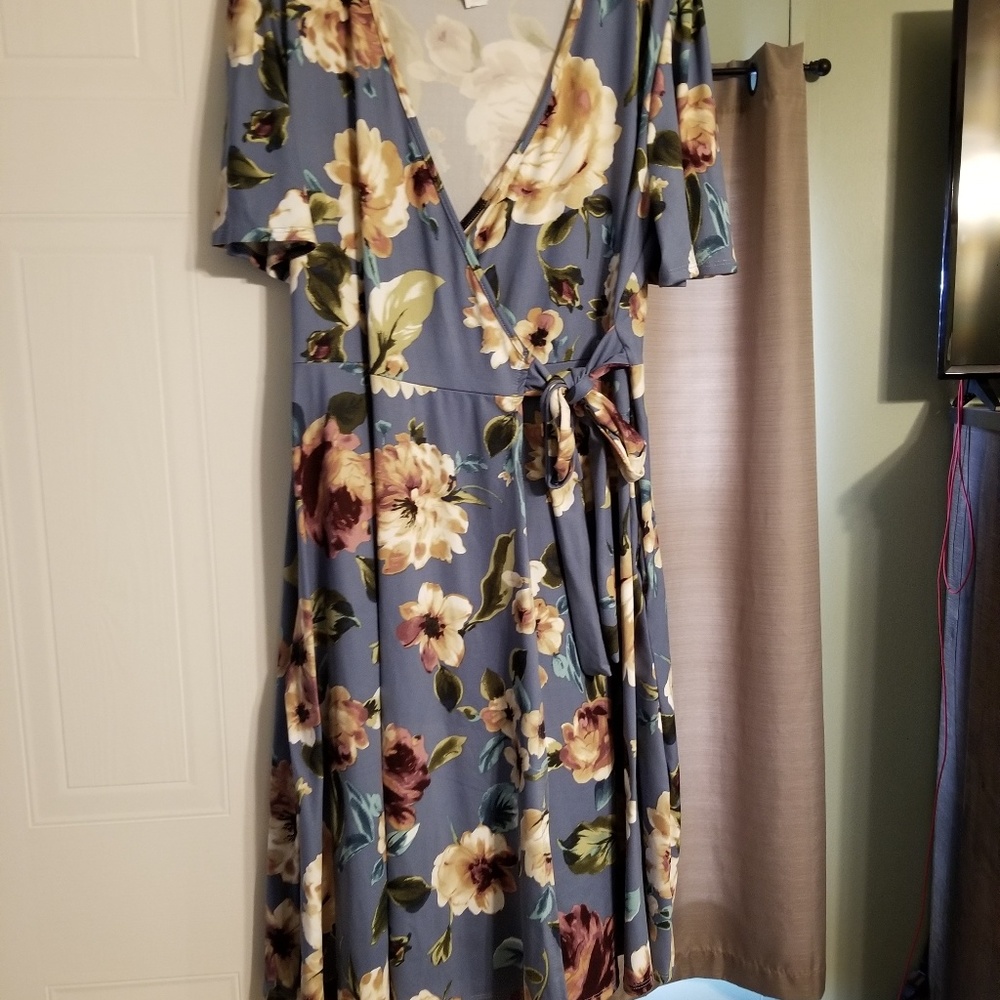 Blue dress